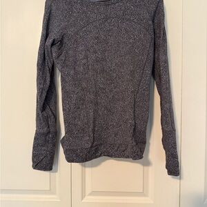 Lululemon Athletica Gray Crew Neck Sweater